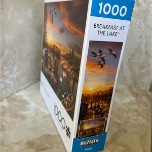 BREAKFAST AT THE LAKE™ — Buffalo Puzzle 1000 pieces
